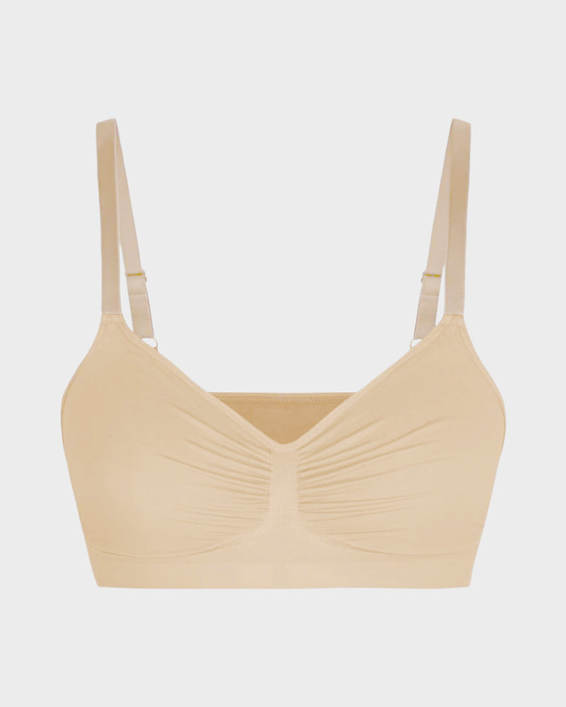 Full Coverage Non-Padded Wireless Sculpt Bra