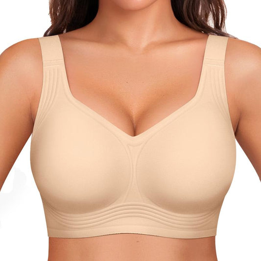 Seamless Full Coverage Jelly Push Up Wireless Bra