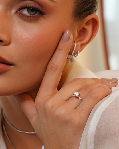 Moissanit-Ring - Alexia 