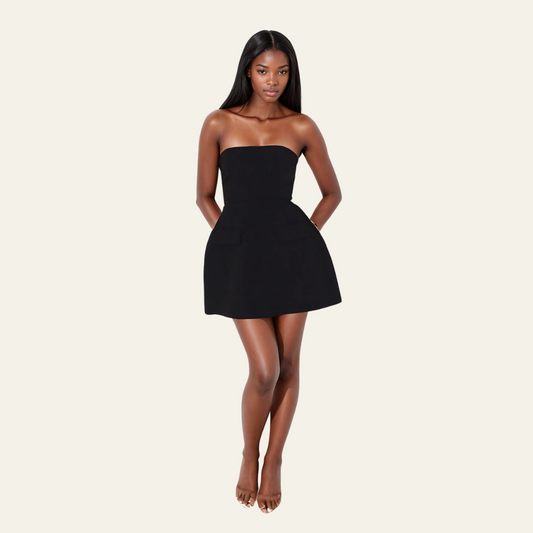 MONACO TRÄGERLOSES KLEID