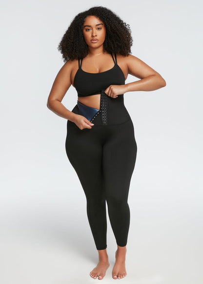 Schlankmachende und Anti-Cellulite-Leggings, die das Schwitzen fördern. 