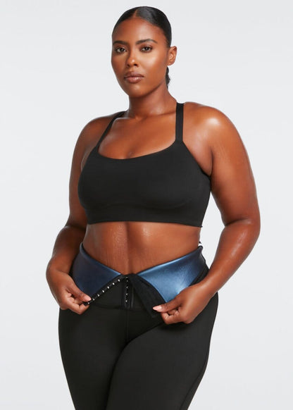 Schlankmachende und Anti-Cellulite-Leggings, die das Schwitzen fördern. 