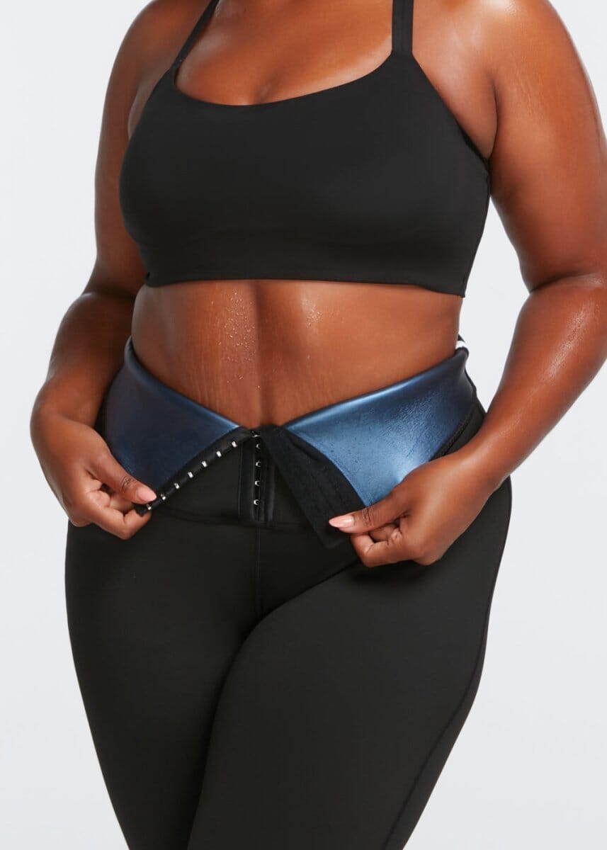 Schlankmachende und Anti-Cellulite-Leggings, die das Schwitzen fördern. 
