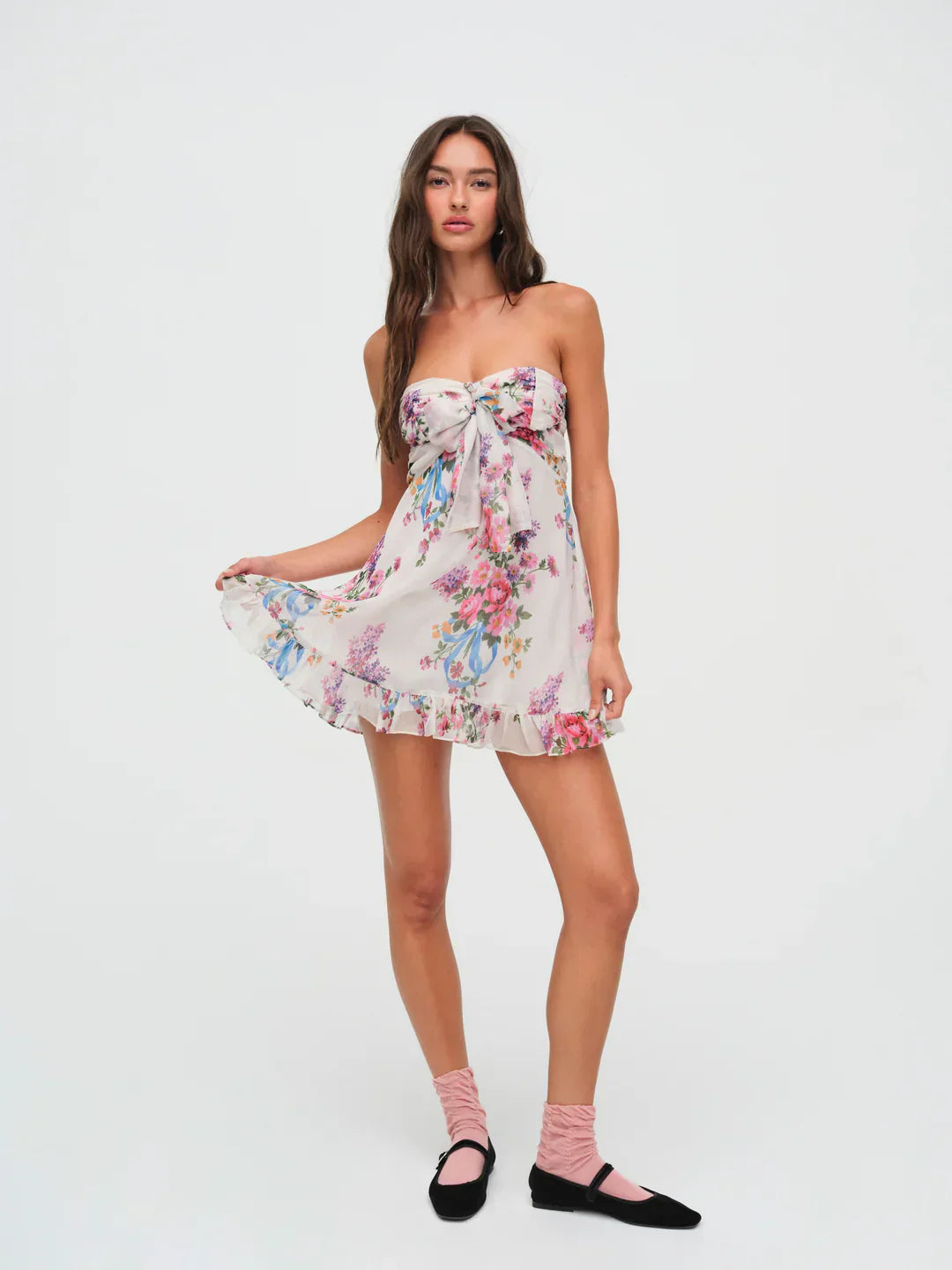 Take Advantage Of Our Spring Sale To Save 60% On Our Teagan Mini Dress💕