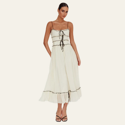 ROME TIE ACCENT DRESS
