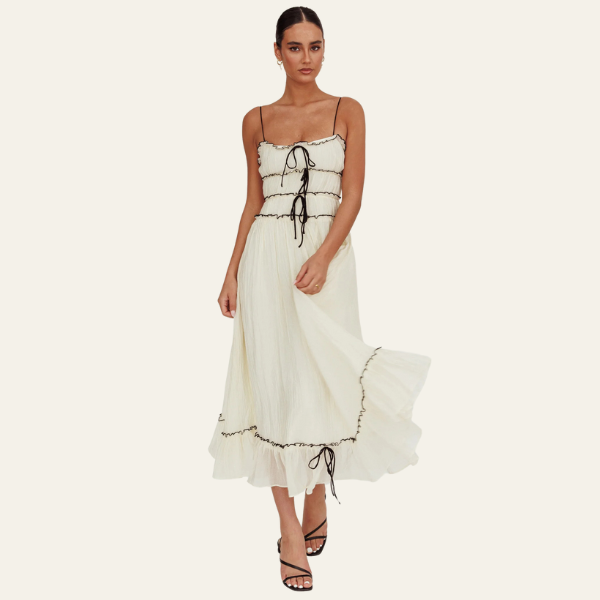 ROME TIE ACCENT DRESS