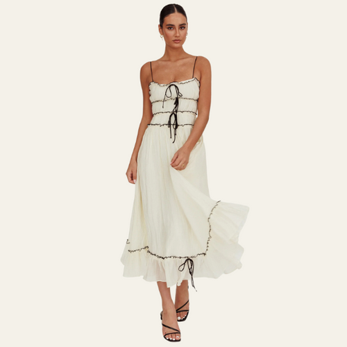 ROME TIE ACCENT DRESS