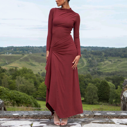 ROBE LONGUE À MANCHES LONGUES VENICE
