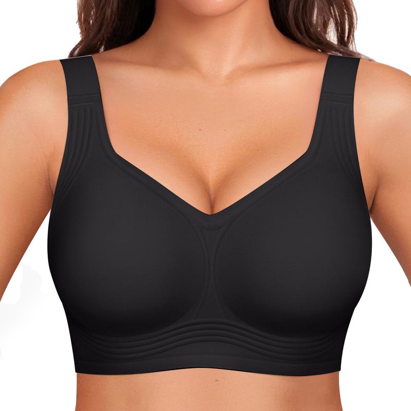 Seamless Full Coverage Jelly Push Up Wireless Bra