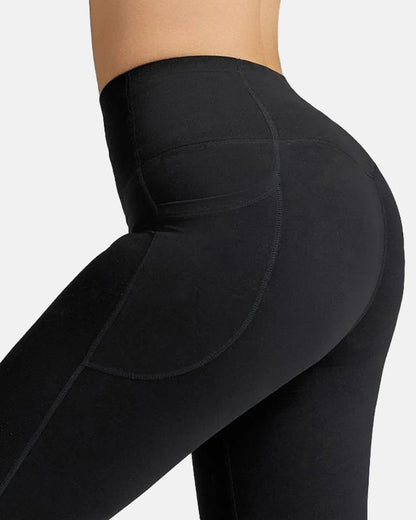 Tummy Control Butt Lifting Seamless Leggings with Pockets Squat Proof