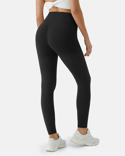 Tummy Control Butt Lifting Seamless Leggings with Pockets Squat Proof