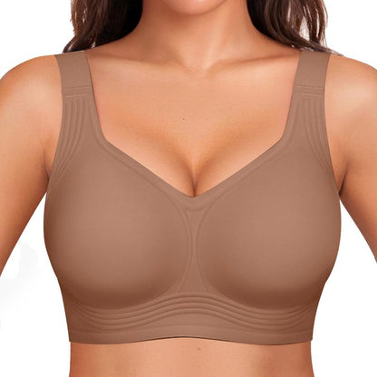 Seamless Full Coverage Jelly Push Up Wireless Bra