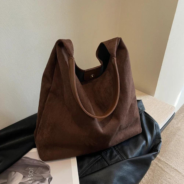 Tragetasche aus Wildleder „Monaco“