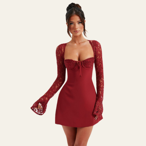 MADRID LACE MINI DRESS