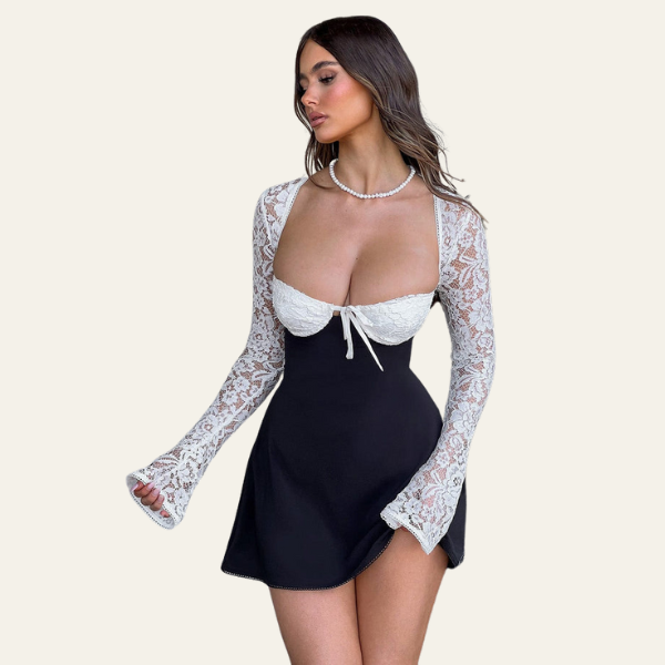 MADRID LACE MINI DRESS