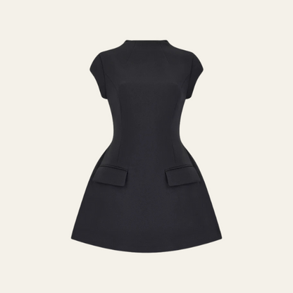 MONACO KLEID MIT FLÜGELÄRMELN