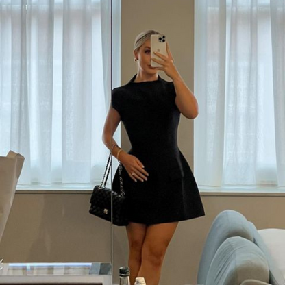 MONACO KLEID MIT FLÜGELÄRMELN