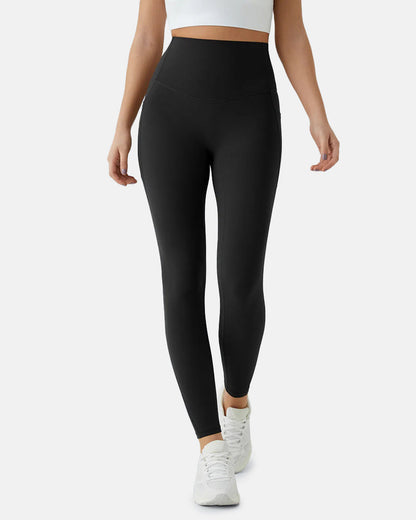Tummy Control Butt Lifting Seamless Leggings with Pockets Squat Proof