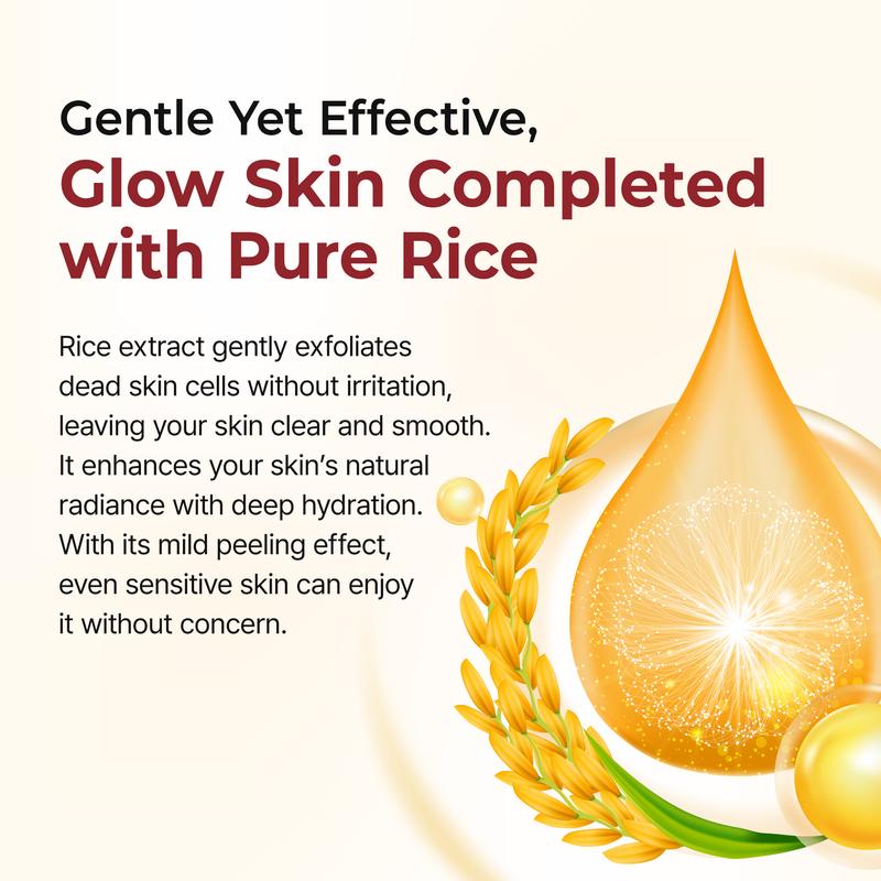 Glow Skin™- Peel Shot Glow Black & White Rice Ampoule