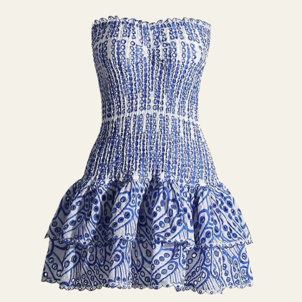 CAPRI TIERED MINI DRESS