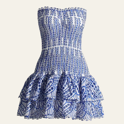 CAPRI TIERED MINI DRESS