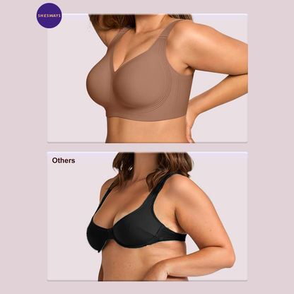 Seamless Full Coverage Jelly Push Up Wireless Bra