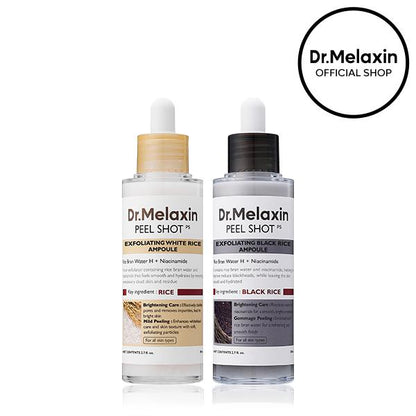 Glow Skin™- Peel Shot Glow Black & White Rice Ampoule