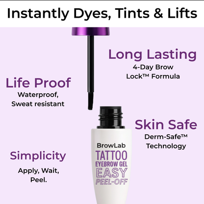 Peel-Off Tattoo Eyebrow Gel Stain