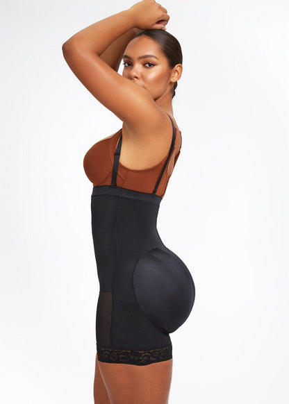 BootyBoosting High-Waist Side Zip Shorts