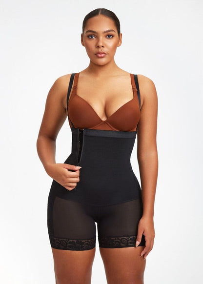 BootyBoosting High-Waist Side Zip Shorts