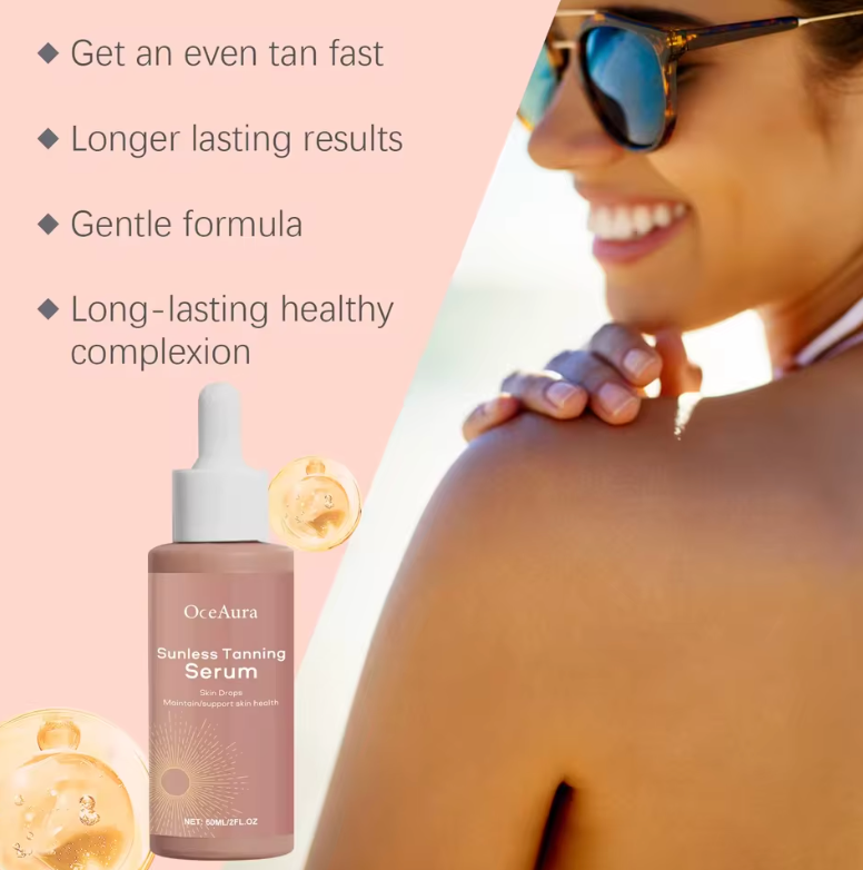 OceAura™ – Drinkable drops for a glowing, golden tan