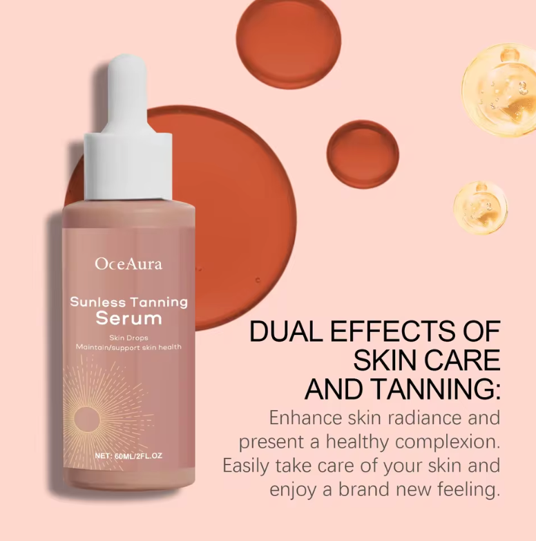 OceAura™ – Drinkable drops for a glowing, golden tan