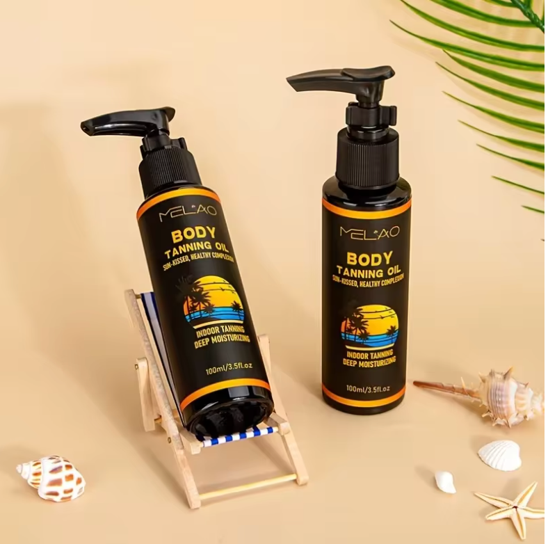 GoldenAura™ – Body Tanning Oil for a golden, sun-kissed glow