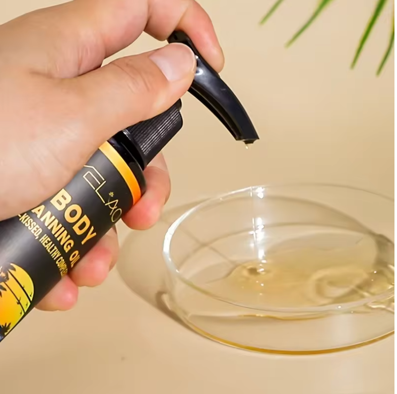 GoldenAura™ – Body Tanning Oil for a golden, sun-kissed glow