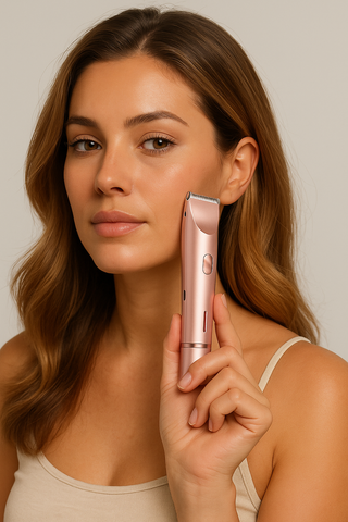 AuraSkin™ - 2 in 1 Painless Bikini & Facial Hair Trimmer