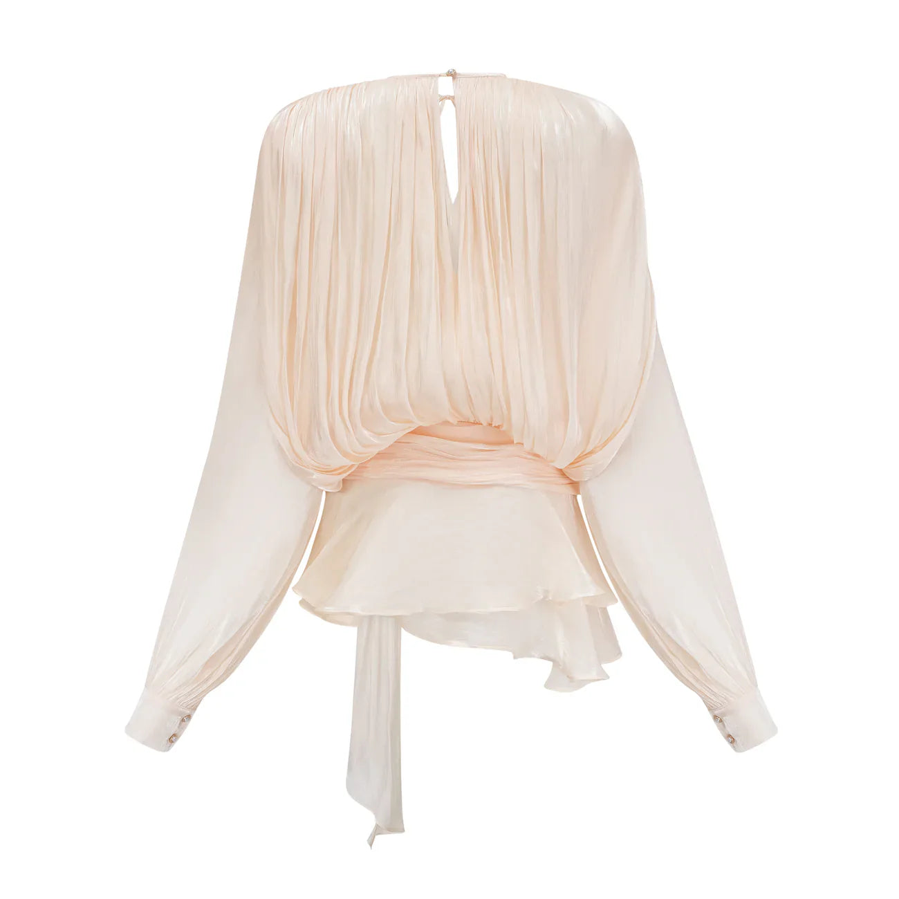 Full Pleated Ruffled Mini Dress