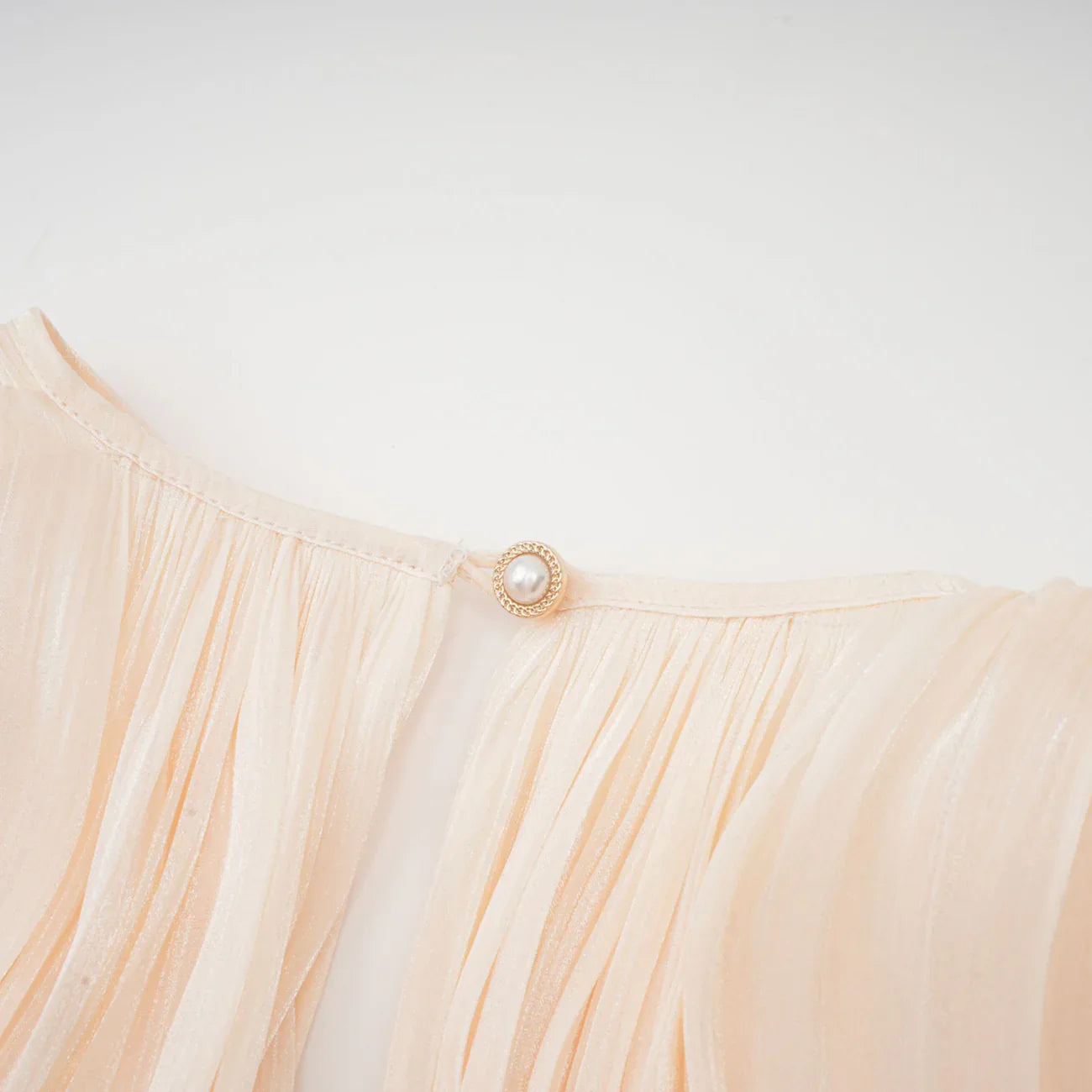 Full Pleated Ruffled Mini Dress