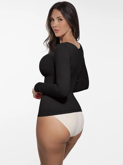 Long Sleeve Shaping Bodysuit
