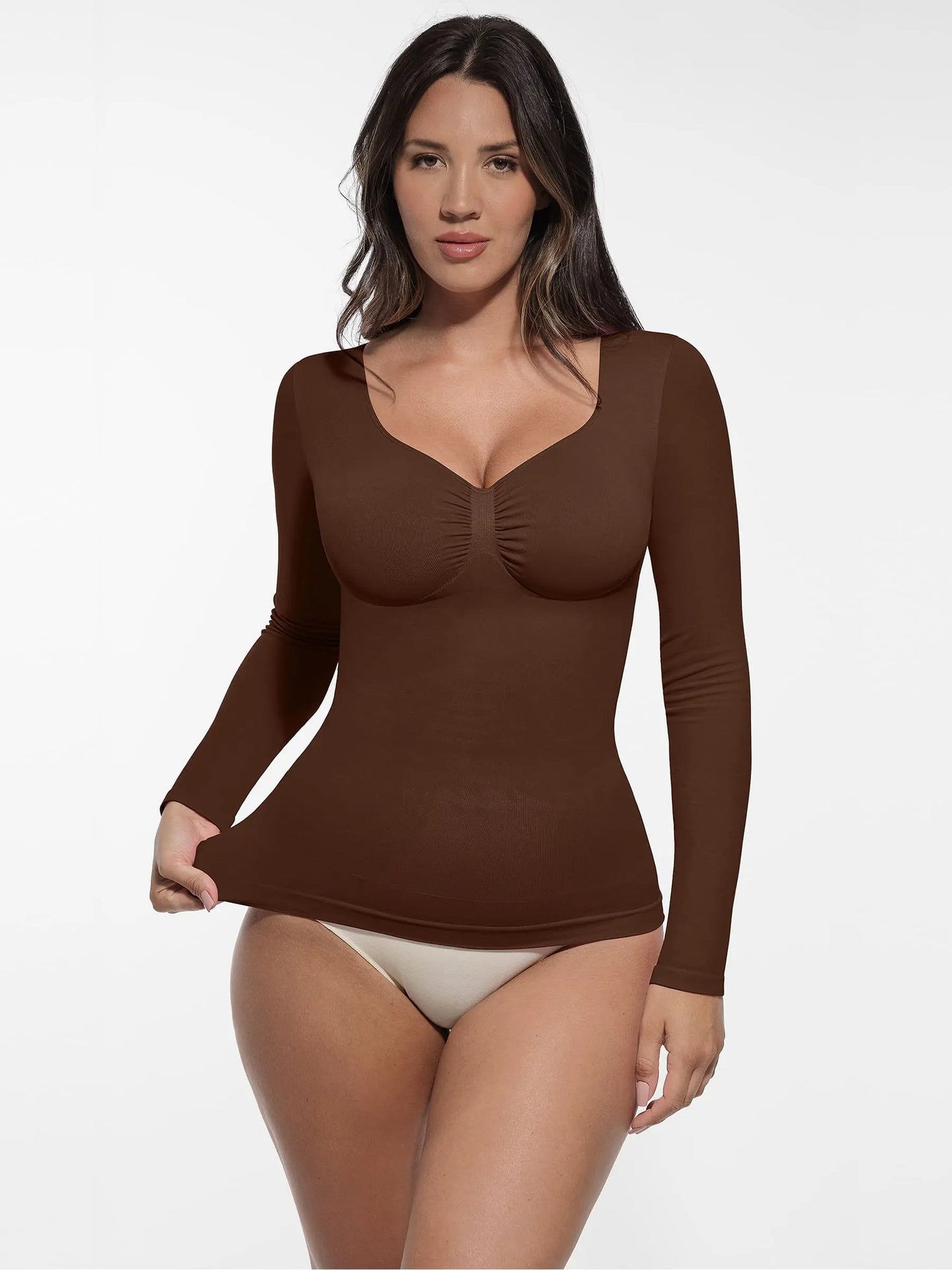 Long Sleeve Shaping Bodysuit