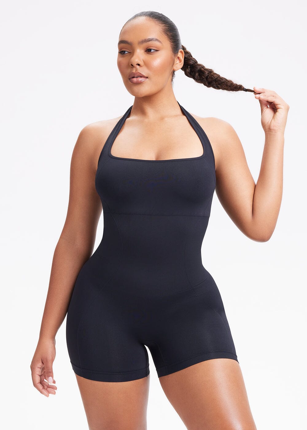 Halter Snatching Romper - She's Waisted