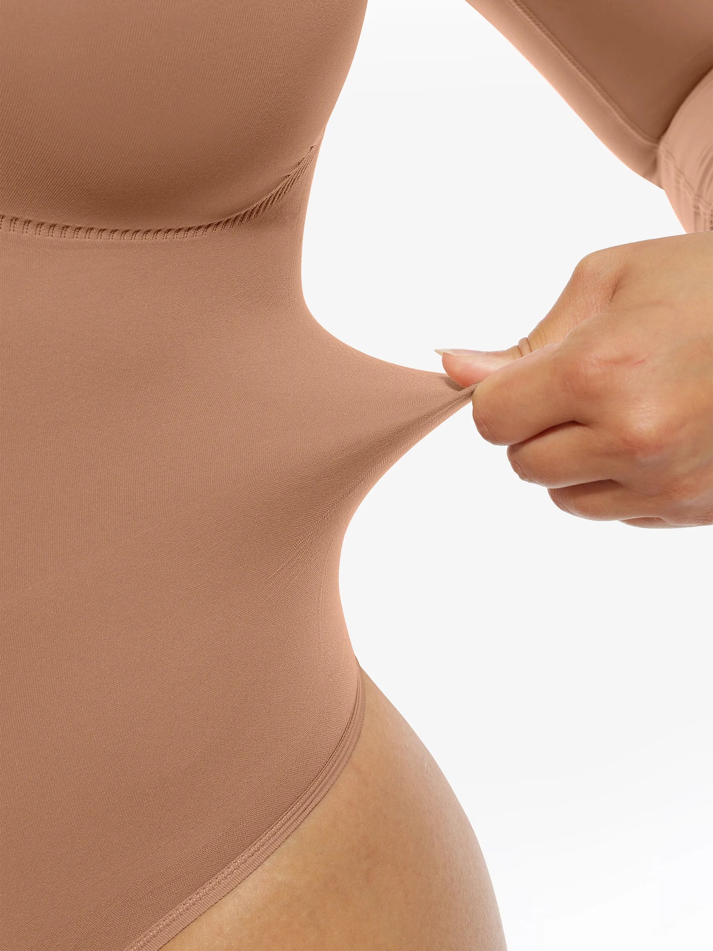 Seamless Supportive Long Sleeve Tummy Control Bodysuit
