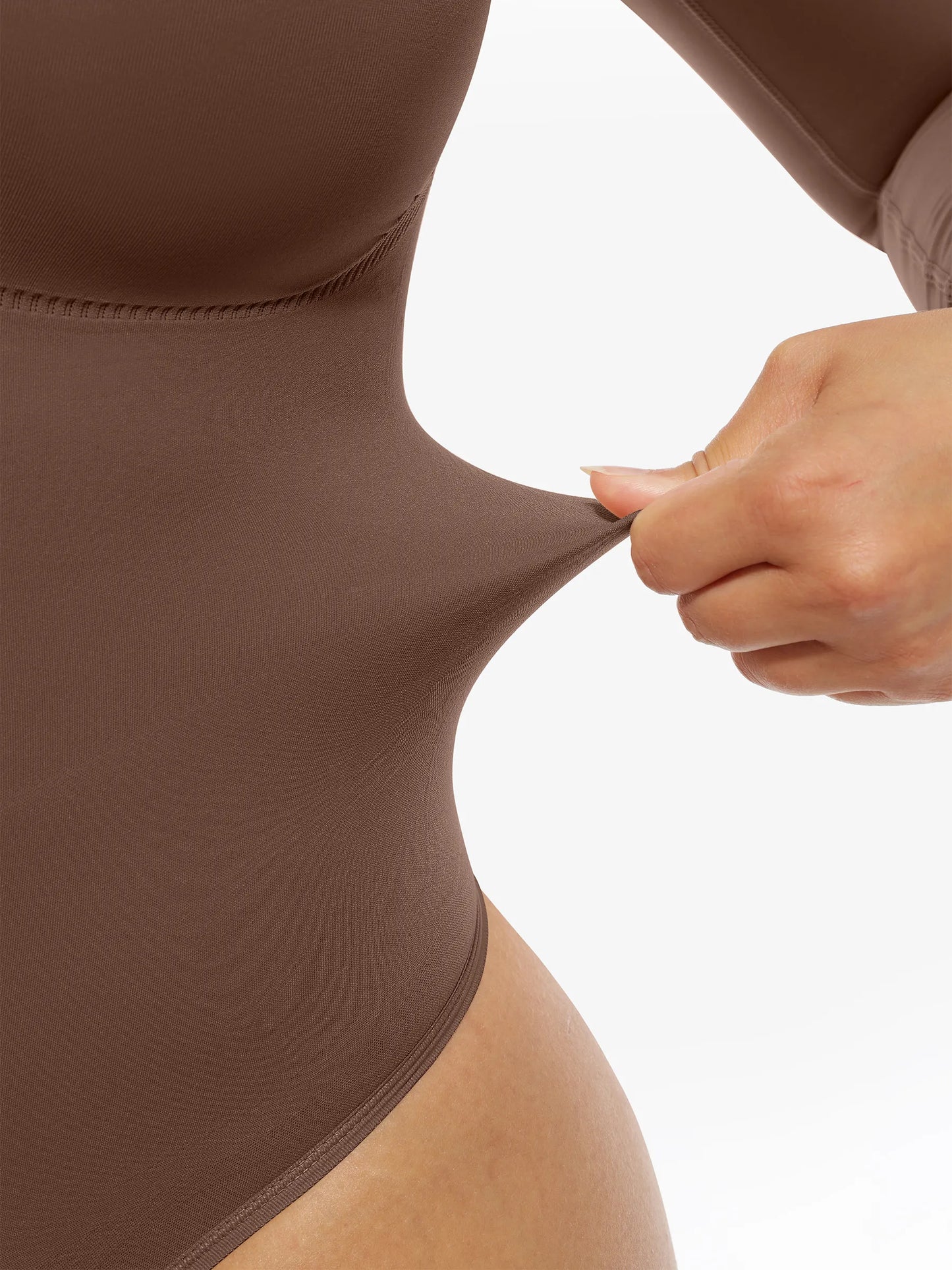 Seamless Supportive Long Sleeve Tummy Control Bodysuit