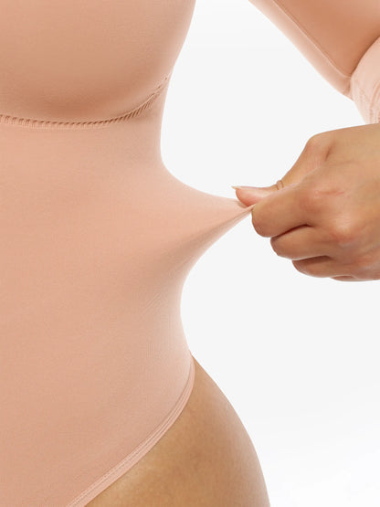 Seamless Supportive Long Sleeve Tummy Control Bodysuit
