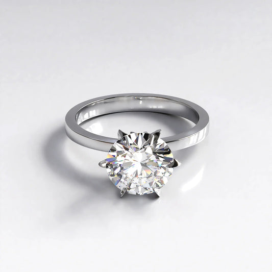 Moissanit-Ring - Alexia 