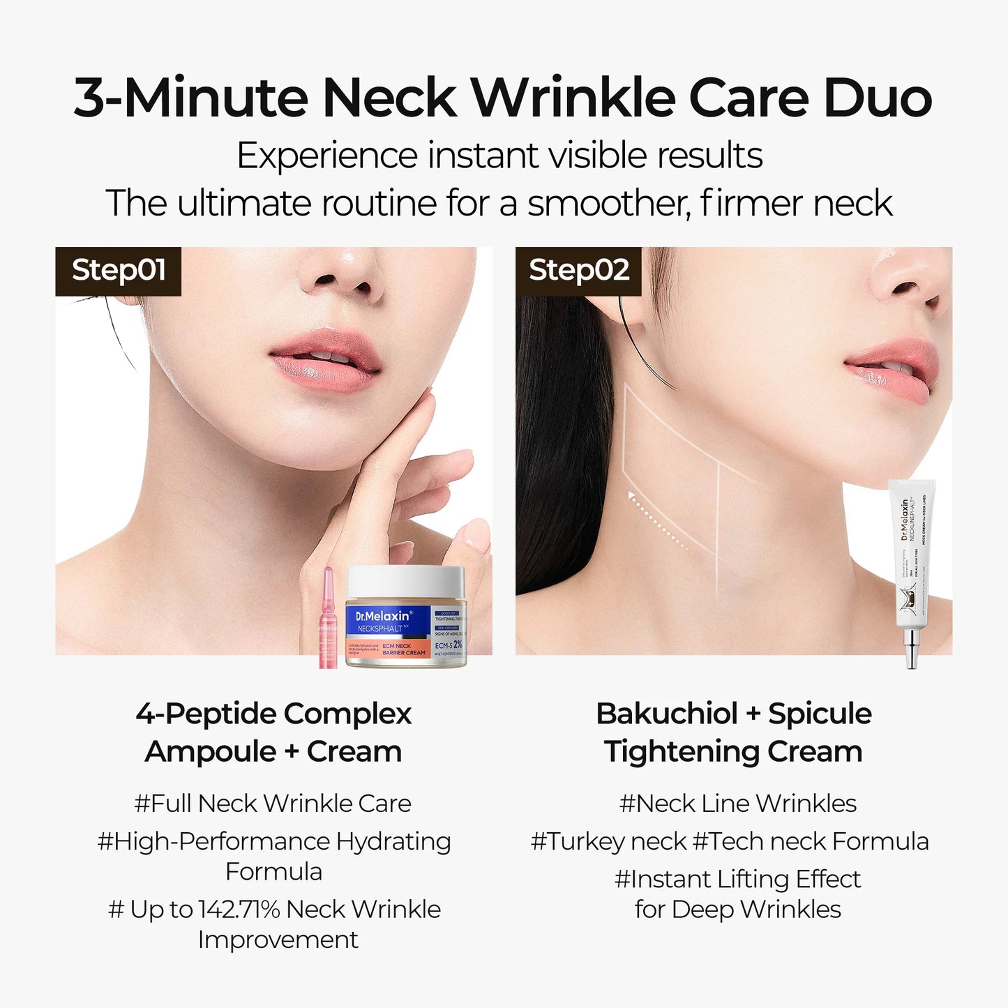 DermaLift™ - Advanced 3-minutes Neck Wrinkle Repair Trio