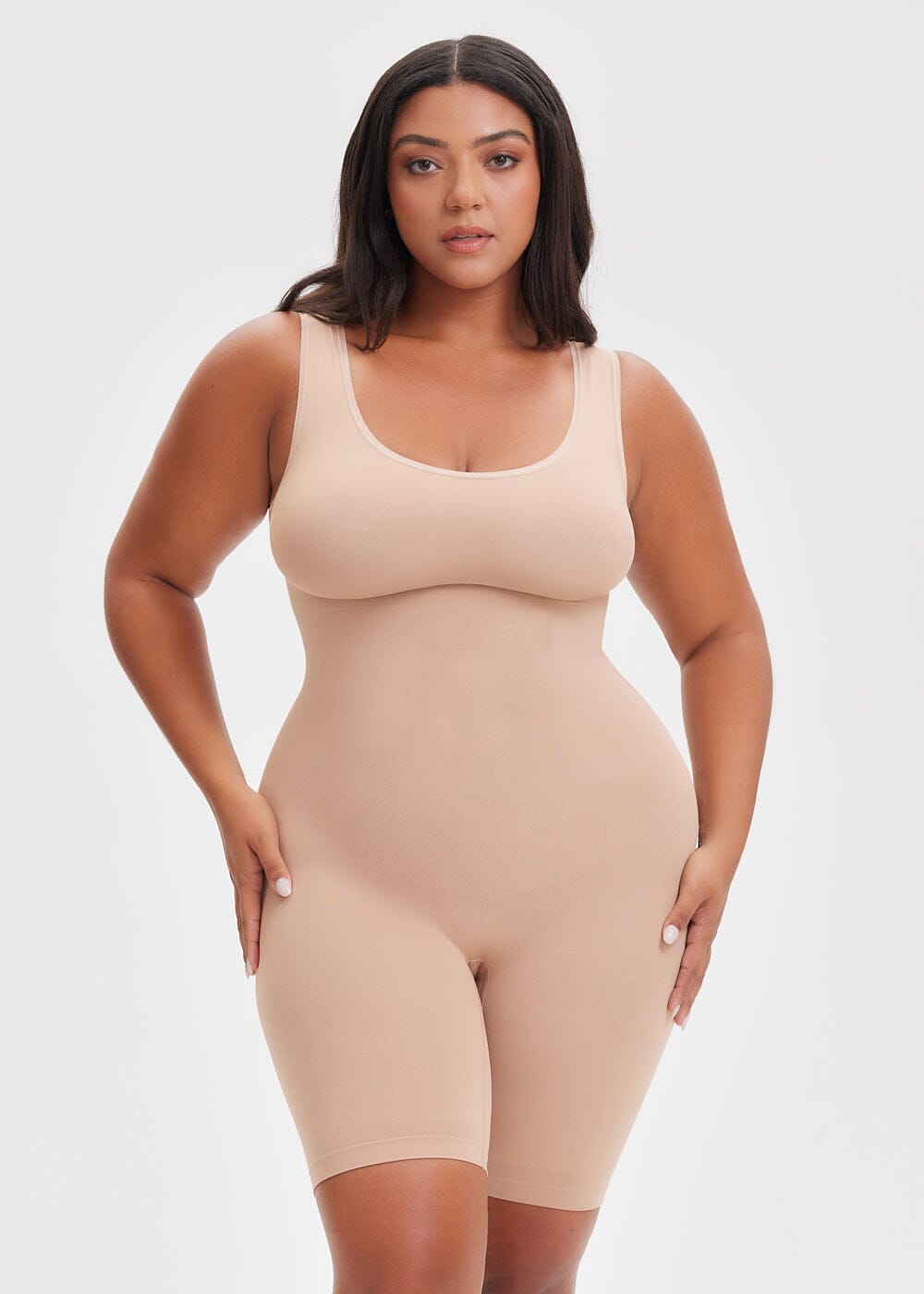 Shaping Tank Bodysuit Shorts - She's Waisted