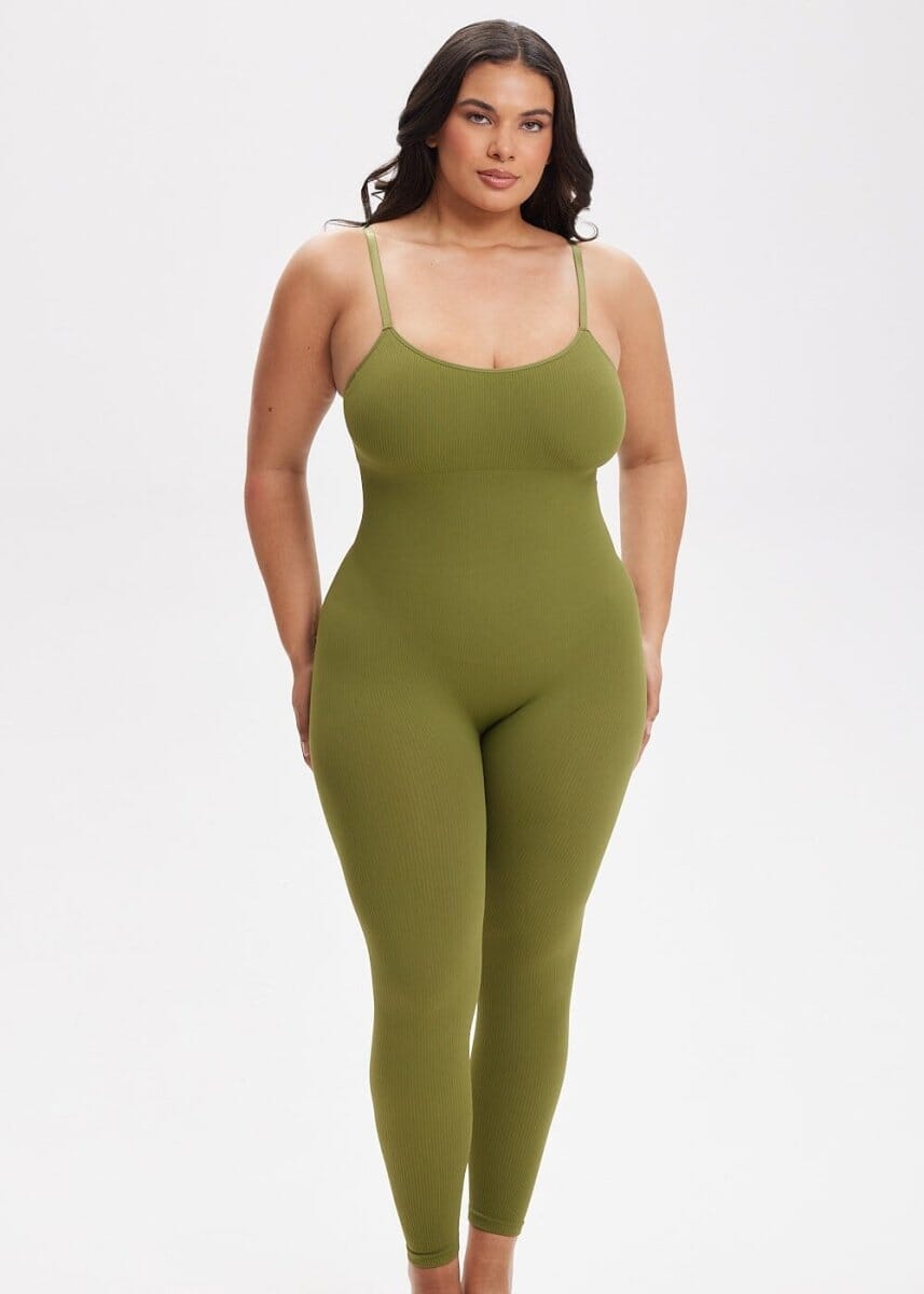 Snatching Seamless Jumpsuit - She's Waisted
