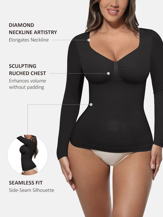 Long Sleeve Shaping Bodysuit