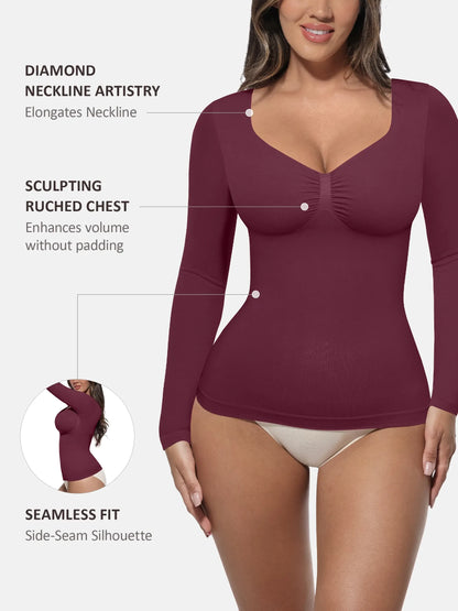 Long Sleeve Shaping Bodysuit