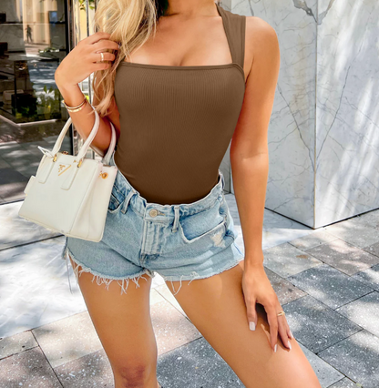 Ribbed Snatching Bodysuit
